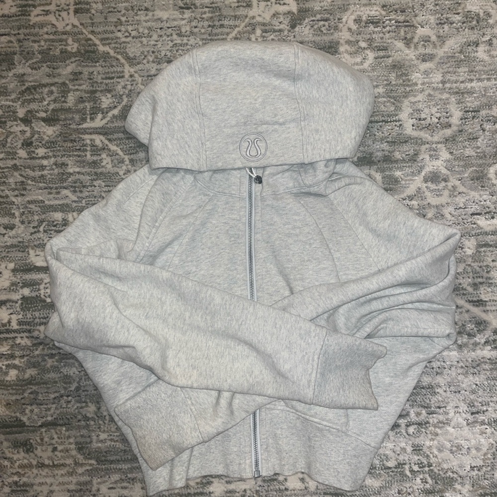 Lululemon Scuba Full Zip Cropped Hoodie